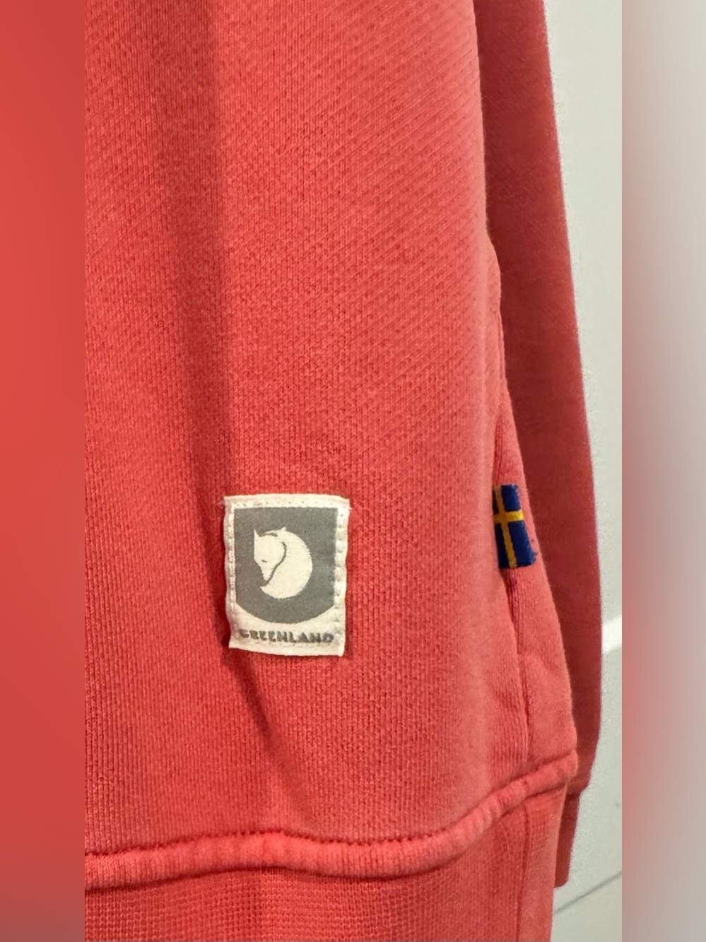 Fjallraven Vardag Raglan Crewneck Sweatshirt Coral Pink Women’s Size XL EUC - Picture 3 of 6